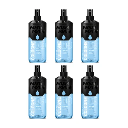 Nish Man After Shave Cologne No.09 Marine – Voordeelverpakking 6 x 150 ml