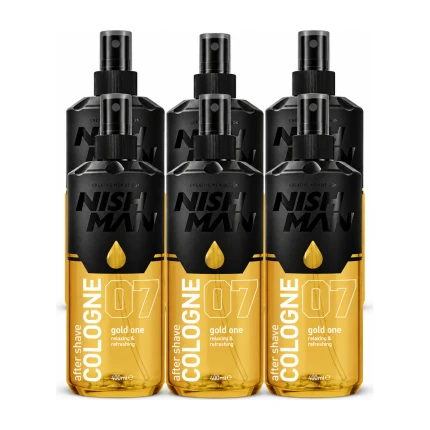 Nish Man After Shave Cologne No.07 Gold One – Voordeelverpakking 6 x 150 ml