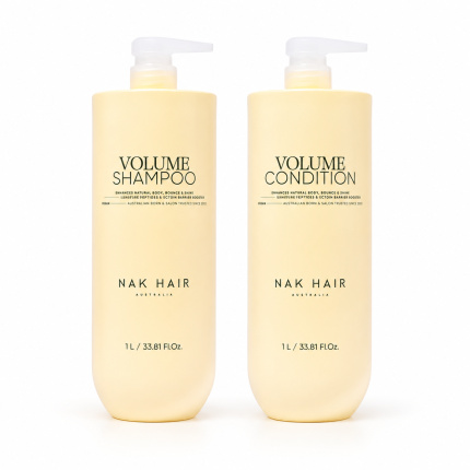 NAK Hair Volume Jumbo Set 2-Delig – Volume Shampoo & Conditioner 2 x 1L voor Fijn en Futloos Haar