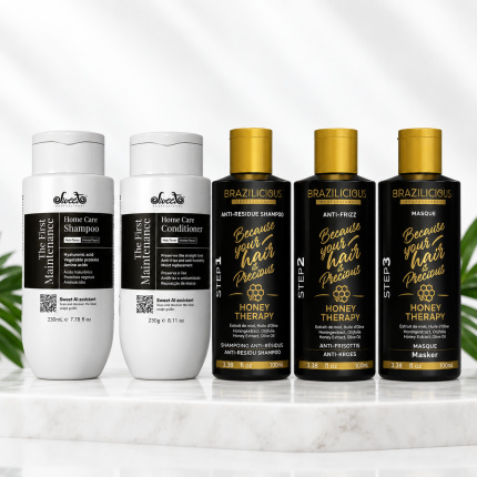Brazilicious Honey Therapy 3x100ml + Sweet The First Maintenance Home Care Set 2-delig
