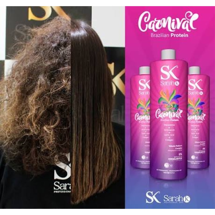 Sarah K Professional Brazilian Protein 1000 ml is een professionele gladmakende haarbehandeling zonder formaldehyde, verkrijgbaar bij flaka.be. Deze professionele smoothing treatment is ontwikkeld voor salons en ervaren gebruikers die pluizig, volumineus, moeilijk handelbaar of weerbarstig haar intensief willen verzorgen en gladder willen maken. De formule combineert macadamia, aminozuren, melkzuur en collageen en helpt de haarvezel zachter, soepeler en beter handelbaar te maken. Het haar krijgt een verzorgde uitstraling, meer glans en een gladder gevoel. Bij flaka.be vindt u professionele Brazilian Protein behandelingen en salonproducten voor verschillende haartypes en toepassingen. Sarah K Brazilian Protein helpt ongewenst volume en frizz te verminderen en ondersteunt een gladder, zachter en beter controleerbaar resultaat. Het product is geschikt voor onder andere dik, krullend, golvend, droog en moeilijk te stylen haar. Het uiteindelijke resultaat hangt af van de oorspronkelijke haarstructuur, de conditie van het haar en de professionele applicatietechniek. De behandeling wordt professioneel aangebracht, waarna het haar zorgvuldig wordt geföhnd en met een stijltang wordt afgewerkt. De temperatuur moet altijd worden aangepast aan de conditie en weerstand van het haar. Bij fijn, gekleurd, geblondeerd of gevoelig haar wordt een lagere temperatuur gebruikt dan bij sterk en resistent natuurlijk haar. De formule bevat macadamia voor een soepel en verzorgd haargevoel, aminozuren ter ondersteuning van de haarvezel, collageen voor een voller en verzorgd resultaat en melkzuur als onderdeel van de professionele smoothing-formule. Sarah K Professional Brazilian Protein is een interessante keuze voor wie zoekt naar een Brazilian protein treatment zonder formaldehyde, een professionele anti-frizz behandeling, een volume reducer voor het haar of een professionele gladmakende behandeling. Op flaka.be vindt u naast Sarah K Professional ook een uitgebreid assortiment professionele keratine-, proteïne-, botox- en smoothingproducten voor kappers en salons. Voor het beste en veiligste resultaat wordt aangeraden vóór de behandeling een haaranalyse en pluktest uit te voeren, vooral bij geblondeerd, poreus, beschadigd of chemisch behandeld haar. Het product is bedoeld voor professioneel gebruik. Inhoud: 1000 ml Merk: Sarah K Professional Hair Type: Brazilian Protein / Volume Reducer Complex Belangrijke ingrediënten: Macadamia, aminozuren, melkzuur en collageen Formaldehyde: 0% / zonder formaldehyde Gebruik: Professionele gladmakende en anti-frizz haarbehandeling Bestel Sarah K Professional Brazilian Protein 1000 ml bij flaka.be en ontdek professionele haarverzorging voor salons, kappers en ervaren gebruikers. flaka.be biedt een breed assortiment professionele Brazilian Protein, keratine, proteïne en smoothing treatments voor professioneel haargebruik.