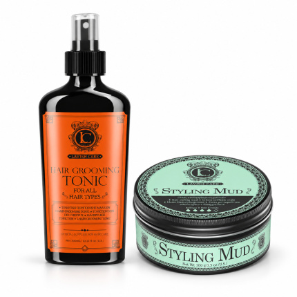 Lavish Care Duo Pack – Hair Grooming Tonic 300 ml + Styling Mud 100 g