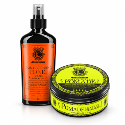 Lavish Care Duo Pack – Hair Grooming Tonic 300 ml + Feather Water Soluble Pomade 100 g