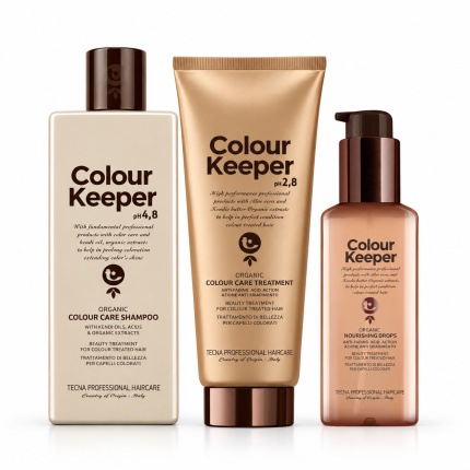 TECNA Colour Keeper Trio – Shampoo, Treatment & Nourishing Drops