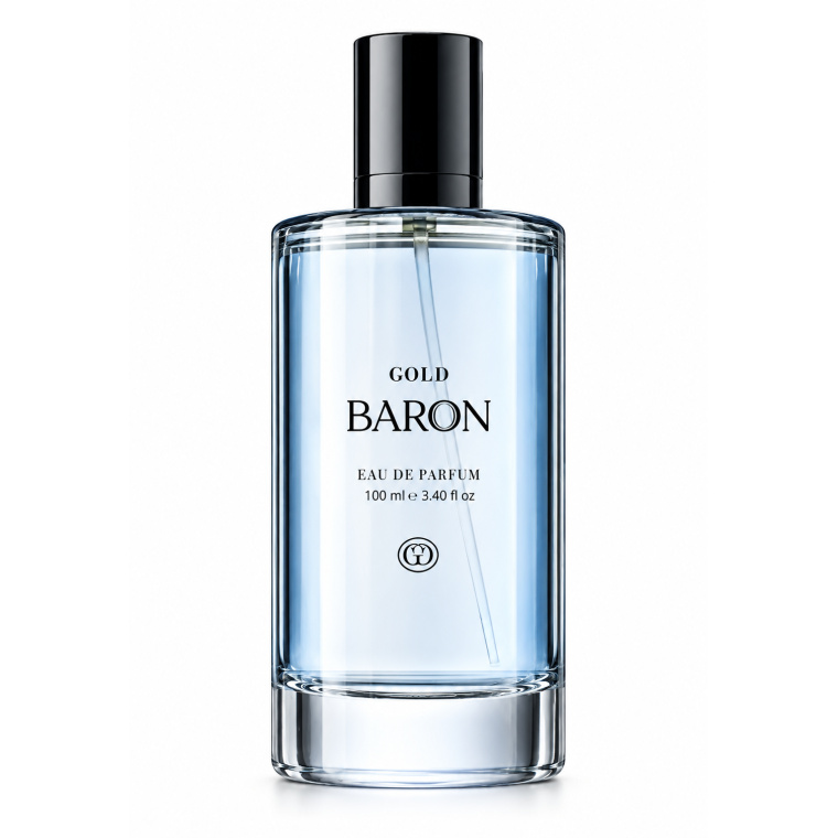 GOLD Haircare BARON Eau de Parfum – 100 ml Productbeschrijving GOLD Haircare BARON Eau de Parfum 100 ml is een luxueus parfum met een stijlvolle, moderne uitstraling. De elegante flacon van helder glas, de subtiele lichtblauwe tint en de glanzende zwarte dop geven BARON een verfijnd en tijdloos karakter. Dit eau de parfum is ontworpen voor wie een parfum niet alleen als een geur ziet, maar ook als een onderdeel van zijn persoonlijke stijl. De minimalistische verpakking straalt klasse, zelfvertrouwen en elegantie uit. Met zijn royale inhoud van 100 ml is GOLD BARON een mooie aanvulling op een dagelijkse parfumcollectie en een stijlvol cadeau voor parfumliefhebbers. Bij Flaka.be ontdek je exclusieve parfums en professionele verzorgingsproducten voor een complete verzorgingsroutine. Belangrijkste kenmerken - Eau de Parfum: een parfumcategorie met doorgaans een hogere geurconcentratie dan eau de toilette. - Royale inhoud van 100 ml: geschikt voor regelmatig gebruik. - Elegante glazen flacon: transparant met een subtiele lichtblauwe uitstraling. - Minimalistisch design: zwarte dop en stijlvolle zwarte belettering. - Verfijnde presentatie: geschikt voor persoonlijk gebruik of als cadeau. - Praktische verstuiver: voor een gelijkmatige parfumapplicatie. Gebruiksaanwijzing Verstuif het parfum op een schone, droge huid, bijvoorbeeld op de hals of polsen. Houd de flacon ongeveer 15 tot 20 cm van de huid en gebruik één of enkele verstuivingen, afhankelijk van de gewenste geurintensiteit. Wrijf de polsen na het aanbrengen bij voorkeur niet tegen elkaar. Laat het parfum rustig opdrogen. Voorzorgsmaatregelen: uitsluitend voor uitwendig gebruik. Vermijd contact met ogen en geïrriteerde huid. Niet gebruiken in de buurt van open vuur. Buiten bereik van kinderen bewaren en beschermen tegen warmte en direct zonlicht.