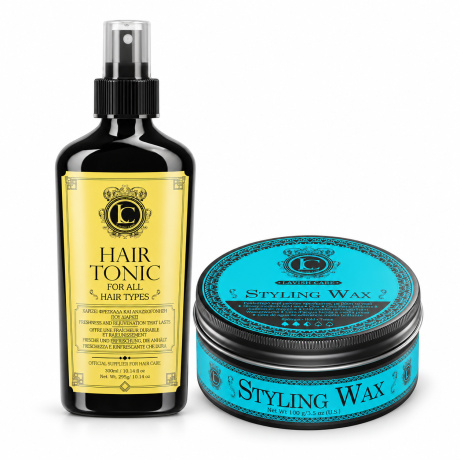 Lavish Care Duo Pack – Hair Tonic 300 ml + Styling Wax 100 g