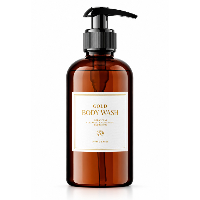 GOLD Haircare Body Wash 250 ml – Hydraterende & Verfrissende Douchegel | Flaka.be Productbeschrijving GOLD Haircare Body Wash 250 ml is een luxueuze douchegel die dagelijkse lichaamsreiniging combineert met een verfrissende en verzorgende ervaring. Deze body wash is ontwikkeld voor mensen die hun huid op een aangename manier willen reinigen en tegelijkertijd aandacht besteden aan hydratatie en huidcomfort. De verzorgingsformule wordt door GOLD Haircare omschreven met drie eigenschappen: Balancing, Cleansing & Refreshing en Hydrating. Daarmee staat deze douchegel voor een combinatie van reiniging, frisheid en verzorging tijdens iedere douchebeurt. Bij Flaka.be ontdek je GOLD Body Wash als onderdeel van een premium collectie lichaamsverzorgingsproducten die functionaliteit, elegantie en dagelijks gebruiksgemak samenbrengen. De stijlvolle amberkleurige flacon met zwarte doseerpomp en verfijnd wit-gouden etiket geeft de douchegel een exclusieve uitstraling. Dankzij de praktische pomp is het product eenvoudig en hygiënisch te doseren. Belangrijkste voordelen en eigenschappen - Verfrissende lichaamsreiniging: helpt vuil, zweet en dagelijkse onzuiverheden van de huid te verwijderen. - Balancing Care: ontwikkeld met aandacht voor een comfortabel en verzorgd huidgevoel. - Hydrating: gericht op het ondersteunen van de hydratatie tijdens de dagelijkse verzorgingsroutine. - Cleansing & Refreshing: zorgt voor een fris en schoon gevoel na het douchen. - Dagelijks gebruik: ideaal voor de ochtend- en avondroutine. - Zacht huidgevoel: bedoeld om de huid aangenaam en verzorgd te laten aanvoelen. - Praktische doseerpomp: maakt het gemakkelijk om de gewenste hoeveelheid te gebruiken. - 250 ml inhoud: een handig formaat voor de badkamer. - Luxueuze verpakking: amberkleurige flacon met elegante gouden details. - Professionele uitstraling: een stijlvolle aanvulling op de verzorgingscollectie van Flaka.be. Voor wie is GOLD Body Wash geschikt? GOLD Body Wash is bedoeld voor volwassenen die op zoek zijn naar een verzorgende douchegel voor dagelijks gebruik. De body wash past bij een eenvoudige maar luxueuze lichaamsverzorgingsroutine, waarin reiniging, frisheid en huidcomfort centraal staan. Zowel mannen als vrouwen kunnen GOLD Body Wash gebruiken. Bij een bijzonder gevoelige huid is het raadzaam om eerst de volledige ingrediëntenlijst te controleren. Gebruiksaanwijzing 1. Maak de huid nat met aangenaam warm water. 2. Doseer een kleine hoeveelheid GOLD Body Wash in de handpalm of op een zachte washand. 3. Verdeel het product over de vochtige huid. 4. Masseer zachtjes met ronddraaiende bewegingen. 5. Spoel grondig af met water. 6. Dep de huid voorzichtig droog met een schone handdoek. 7. Breng indien gewenst een hydraterende bodylotion aan. Professionele verzorgingstip van Flaka.be: Gebruik bij voorkeur lauwwarm in plaats van zeer heet water. Dat helpt voorkomen dat de huid tijdens het douchen onnodig uitdroogt. Voorzorgsmaatregelen - Uitsluitend voor uitwendig gebruik. - Vermijd direct contact met de ogen. - Bij oogcontact onmiddellijk grondig uitspoelen met water. - Niet gebruiken op sterk geïrriteerde of beschadigde huid. - Stop het gebruik bij aanhoudende huidirritatie. - Buiten bereik van jonge kinderen bewaren. - Bewaar op een koele, droge plaats, beschermd tegen direct zonlicht. - Niet inslikken. Ingrediënten (INCI) Aqua, Sodium Chloride, Cocamide DEA, Sodium Laureth Sulfate, Parfum, Citric Acid, Glycerin, Polyquaternium-7, Phenoxyethanol, Sodium Cocoate, Caprylyl Glycol, Linalyl Acetate, Hexamethylindanopyran, Argania Spinosa Kernel Oil, Camellia Sinensis Leaf Extract, Tetramethyl Acetyloctahydronaphthalenes, Linalool, Limonene, Citrus Aurantium Peel Oil, Sodium Benzoate, Pinene. Dit is de gepubliceerde ingrediëntenlijst van GOLD Body Wash 250 ml. Controleer vóór publicatie of de ingrediëntenvolgorde overeenkomt met je eigen verpakking. Belangrijkste ingrediënten en hun werking Ingrediënt Eigenschap Argania Spinosa Kernel Oil Arganolie, een verzachtend en verzorgend ingrediënt Camellia Sinensis Leaf Extract Groene-thee-extract, bekend om zijn antioxidatieve bestanddelen Glycerin Helpt vocht aan te trekken en vast te houden Sodium Laureth Sulfate Reinigend ingrediënt dat schuim helpt vormen Sodium Cocoate Zeepbestanddeel dat de huid helpt reinigen Polyquaternium-7 Draagt bij aan een zacht huidgevoel Citrus Aurantium Peel Oil Citrusolie die bijdraagt aan het geurprofiel