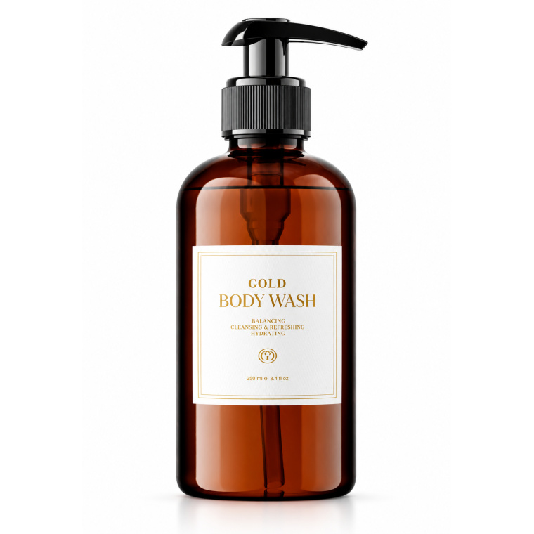 GOLD Haircare Body Wash 250 ml – Hydraterende & Verfrissende Douchegel | Flaka.be Productbeschrijving GOLD Haircare Body Wash 250 ml is een luxueuze douchegel die dagelijkse lichaamsreiniging combineert met een verfrissende en verzorgende ervaring. Deze body wash is ontwikkeld voor mensen die hun huid op een aangename manier willen reinigen en tegelijkertijd aandacht besteden aan hydratatie en huidcomfort. De verzorgingsformule wordt door GOLD Haircare omschreven met drie eigenschappen: Balancing, Cleansing & Refreshing en Hydrating. Daarmee staat deze douchegel voor een combinatie van reiniging, frisheid en verzorging tijdens iedere douchebeurt. Bij Flaka.be ontdek je GOLD Body Wash als onderdeel van een premium collectie lichaamsverzorgingsproducten die functionaliteit, elegantie en dagelijks gebruiksgemak samenbrengen. De stijlvolle amberkleurige flacon met zwarte doseerpomp en verfijnd wit-gouden etiket geeft de douchegel een exclusieve uitstraling. Dankzij de praktische pomp is het product eenvoudig en hygiënisch te doseren. Belangrijkste voordelen en eigenschappen - Verfrissende lichaamsreiniging: helpt vuil, zweet en dagelijkse onzuiverheden van de huid te verwijderen. - Balancing Care: ontwikkeld met aandacht voor een comfortabel en verzorgd huidgevoel. - Hydrating: gericht op het ondersteunen van de hydratatie tijdens de dagelijkse verzorgingsroutine. - Cleansing & Refreshing: zorgt voor een fris en schoon gevoel na het douchen. - Dagelijks gebruik: ideaal voor de ochtend- en avondroutine. - Zacht huidgevoel: bedoeld om de huid aangenaam en verzorgd te laten aanvoelen. - Praktische doseerpomp: maakt het gemakkelijk om de gewenste hoeveelheid te gebruiken. - 250 ml inhoud: een handig formaat voor de badkamer. - Luxueuze verpakking: amberkleurige flacon met elegante gouden details. - Professionele uitstraling: een stijlvolle aanvulling op de verzorgingscollectie van Flaka.be. Voor wie is GOLD Body Wash geschikt? GOLD Body Wash is bedoeld voor volwassenen die op zoek zijn naar een verzorgende douchegel voor dagelijks gebruik. De body wash past bij een eenvoudige maar luxueuze lichaamsverzorgingsroutine, waarin reiniging, frisheid en huidcomfort centraal staan. Zowel mannen als vrouwen kunnen GOLD Body Wash gebruiken. Bij een bijzonder gevoelige huid is het raadzaam om eerst de volledige ingrediëntenlijst te controleren. Gebruiksaanwijzing 1. Maak de huid nat met aangenaam warm water. 2. Doseer een kleine hoeveelheid GOLD Body Wash in de handpalm of op een zachte washand. 3. Verdeel het product over de vochtige huid. 4. Masseer zachtjes met ronddraaiende bewegingen. 5. Spoel grondig af met water. 6. Dep de huid voorzichtig droog met een schone handdoek. 7. Breng indien gewenst een hydraterende bodylotion aan. Professionele verzorgingstip van Flaka.be: Gebruik bij voorkeur lauwwarm in plaats van zeer heet water. Dat helpt voorkomen dat de huid tijdens het douchen onnodig uitdroogt. Voorzorgsmaatregelen - Uitsluitend voor uitwendig gebruik. - Vermijd direct contact met de ogen. - Bij oogcontact onmiddellijk grondig uitspoelen met water. - Niet gebruiken op sterk geïrriteerde of beschadigde huid. - Stop het gebruik bij aanhoudende huidirritatie. - Buiten bereik van jonge kinderen bewaren. - Bewaar op een koele, droge plaats, beschermd tegen direct zonlicht. - Niet inslikken. Ingrediënten (INCI) Aqua, Sodium Chloride, Cocamide DEA, Sodium Laureth Sulfate, Parfum, Citric Acid, Glycerin, Polyquaternium-7, Phenoxyethanol, Sodium Cocoate, Caprylyl Glycol, Linalyl Acetate, Hexamethylindanopyran, Argania Spinosa Kernel Oil, Camellia Sinensis Leaf Extract, Tetramethyl Acetyloctahydronaphthalenes, Linalool, Limonene, Citrus Aurantium Peel Oil, Sodium Benzoate, Pinene. Dit is de gepubliceerde ingrediëntenlijst van GOLD Body Wash 250 ml. Controleer vóór publicatie of de ingrediëntenvolgorde overeenkomt met je eigen verpakking. Belangrijkste ingrediënten en hun werking Ingrediënt Eigenschap Argania Spinosa Kernel Oil Arganolie, een verzachtend en verzorgend ingrediënt Camellia Sinensis Leaf Extract Groene-thee-extract, bekend om zijn antioxidatieve bestanddelen Glycerin Helpt vocht aan te trekken en vast te houden Sodium Laureth Sulfate Reinigend ingrediënt dat schuim helpt vormen Sodium Cocoate Zeepbestanddeel dat de huid helpt reinigen Polyquaternium-7 Draagt bij aan een zacht huidgevoel Citrus Aurantium Peel Oil Citrusolie die bijdraagt aan het geurprofiel