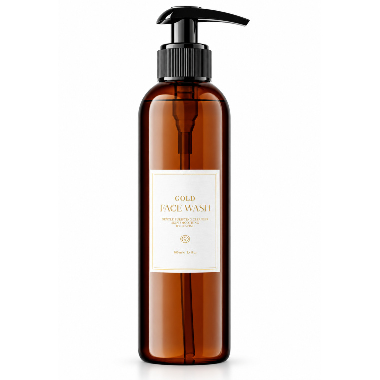 GOLD Haircare Face Wash 100 ml – Hydraterende Gezichtsreiniger | Flaka.be Productbeschrijving GOLD Haircare Face Wash 100 ml is een luxueuze gezichtsreiniger voor dagelijkse huidverzorging. Deze milde reiniger is ontwikkeld om de huid te reinigen, onzuiverheden te verwijderen en tegelijkertijd een zacht, fris en verzorgd huidgevoel te ondersteunen. De GOLD Face Wash combineert drie belangrijke verzorgingsdoelen: Gentle Purifying Cleanser, Skin Smoothing en Hydrating. De formule is bedoeld voor een comfortabele reiniging van het gezicht, zonder dat de dagelijkse verzorgingsroutine ingewikkeld hoeft te zijn. Bij Flaka.be ontdek je GOLD Face Wash als onderdeel van een hoogwaardige collectie gezichtsverzorgingsproducten voor een frisse en verzorgde uitstraling. De elegante amberkleurige flacon met zwarte doseerpomp en verfijnd wit-gouden etiket geeft het product een professionele en luxueuze uitstraling. Dankzij de praktische pomp is de gezichtsreiniger eenvoudig te doseren. Belangrijkste voordelen en eigenschappen - Milde gezichtsreiniging: helpt dagelijkse onzuiverheden en overtollig talg van de huid te verwijderen. - Gentle Purifying Cleanser: ontwikkeld voor een zachte, zuiverende reiniging. - Skin Smoothing: ondersteunt een glad en verzorgd huidgevoel. - Hydrating: gericht op het behoud van een comfortabel en gehydrateerd huidgevoel. - Dagelijks gebruik: geschikt als onderdeel van de ochtend- en avondroutine. - Frisse uitstraling: helpt de huid schoon en verzorgd te laten aanvoelen. - Praktische doseerpomp: eenvoudig en hygiënisch in gebruik. - 100 ml inhoud: een handig formaat voor thuisgebruik of onderweg. - Luxueuze verpakking: stijlvolle amberkleurige flacon met gouden details. Voor wie is GOLD Face Wash geschikt? GOLD Face Wash is bedoeld voor mensen die hun gezicht dagelijks op een milde manier willen reinigen. Het product past bij een verzorgingsroutine waarbij reiniging, frisheid en huidcomfort centraal staan. Zowel mannen als vrouwen kunnen een gezichtsreiniger opnemen in hun dagelijkse huidverzorging. Voor een zeer gevoelige, geïrriteerde of allergiegevoelige huid is het belangrijk om vooraf de volledige ingrediëntenlijst te controleren. Gebruiksaanwijzing Ochtend 1. Maak het gezicht licht vochtig met lauwwarm water. 2. Doseer een kleine hoeveelheid GOLD Face Wash in de handpalm. 3. Verdeel het product voorzichtig over het gezicht. 4. Masseer zachtjes met ronddraaiende bewegingen. 5. Spoel grondig af met lauwwarm water. 6. Dep het gezicht droog met een schone handdoek. 7. Breng een geschikte gezichtscrème en overdag zonnebescherming aan. Avond Reinig het gezicht om dagelijkse onzuiverheden, overtollig talg en productresten te verwijderen. Spoel goed af en sluit de routine af met een hydraterende gezichtscrème. Professionele tip van Flaka.be: Combineer GOLD Face Wash met GOLD Face Cream Day & Night voor een eenvoudige reinigings- en verzorgingsroutine. Voorzorgsmaatregelen - Uitsluitend voor uitwendig gebruik. - Vermijd direct contact met de ogen. - Bij contact met de ogen onmiddellijk met water uitspoelen. - Niet gebruiken op beschadigde of sterk geïrriteerde huid. - Stop het gebruik bij aanhoudende irritatie. - Buiten bereik van kinderen bewaren. - Bewaar op een droge plaats, beschermd tegen overmatige warmte en direct zonlicht. Ingrediënten (INCI) Aqua, Sodium Lauroyl Sarcosinate, Caprylyl/Capryl Glucoside, Coco-Caprylate/Caprate, Sodium Cocoyl Apple Amino Acids, Polyacrylate Crosspolymer-6, Glycerin, Phenoxyethanol, Parfum, Acacia Senegal Gum, Hexylene Glycol, Xanthan Gum, Caprylyl Glycol, Hexamethylindanopyran, Linalyl Acetate, Tetramethyl Acetyloctahydronaphthalenes, Linalool, Limonene, T-Butyl Alcohol, Citrus Aurantium Peel Oil, Sodium Benzoate. Gepubliceerde INCI voor GOLD Face Wash 100 ml. Controleer de lijst op de fysieke verpakking vóór publicatie.Belangrijkste ingrediënten uitgelegd Ingrediënt Werking Sodium Lauroyl Sarcosinate Reinigend ingrediënt dat vuil en talg helpt verwijderen Caprylyl/Capryl Glucoside Milde reinigende stof Sodium Cocoyl Apple Amino Acids Reinigingsingrediënt op basis van aminozuren Coco-Caprylate/Caprate Verzachtend ingrediënt dat bijdraagt aan huidcomfort Glycerin Helpt vocht aan te trekken en vast te houden Acacia Senegal Gum Ondersteunt de textuur en het huidgevoel van de formule Citrus Aurantium Peel Oil Geurcomponent afkomstig van citrus
