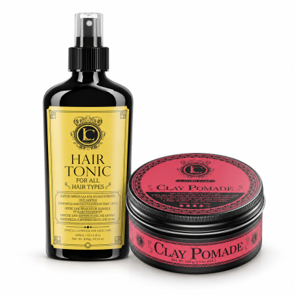 Lavish Care Duo Pack – Hair Tonic 300 ml + Clay Pomade 100 g