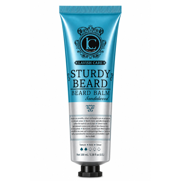 Lavish Care Sturdy Beard Balm Sandalwood – 100 ml Productbeschrijving Lavish Care Sturdy Beard Balm Sandalwood 100 ml is een professionele baardbalsem die speciaal is ontwikkeld voor de verzorging en styling van stugge, droge en weerbarstige baardharen. De verzorgende formule helpt de baard zachter, soepeler en gemakkelijker handelbaar te maken, terwijl de warme sandelhoutgeur zorgt voor een aangename en verzorgde uitstraling. Een mooie baard vraagt om meer dan alleen regelmatig trimmen. Dagelijkse verzorging is essentieel om de baardharen soepel te houden en een nette, natuurlijke look te behouden. Lavish Care Sturdy Beard Balm combineert de voordelen van een verzorgende baardcrème met lichte stylingondersteuning. De balsem helpt uitstekende baardharen te temmen, ondersteunt een gelijkmatige verdeling van het product en maakt het gemakkelijker om de baard in de gewenste richting te kammen. Dankzij de praktische verpakking van 100 ml is deze baardbalsem geschikt voor dagelijks thuisgebruik en professionele toepassingen in barbershops. Ontdek bij Flaka.be professionele baardverzorging voor mannen die waarde hechten aan kwaliteit, comfort en een verzorgde uitstraling. Belangrijkste voordelen - Verzacht stugge baardharen: helpt ruwe en moeilijk handelbare baardharen soepeler te maken. - Lichte fixatie: ondersteunt het in model brengen van de baard zonder sterke stylingfixatie. - Warme sandelhoutgeur: zorgt voor een aangename geur tijdens de dagelijkse verzorging. - Verzorgde uitstraling: helpt uitstekende baardharen netjes te houden. - Betere doorkambaarheid: maakt het gemakkelijker om de baard te kammen en te borstelen. - Geschikt voor dagelijks gebruik: ideaal voor de dagelijkse groomingroutine. - Professionele toepassing: geschikt voor barbershops en thuisgebruik. - Praktische tube: eenvoudig te doseren en mee te nemen. Voor welk baardtype is deze balsem geschikt? Lavish Care Sturdy Beard Balm is bijzonder geschikt voor mannen met een stugge, volle of moeilijk handelbare baard. Ook bij kortere baarden kan de balsem worden gebruikt om de baardharen te verzorgen en netjes in model te brengen. De balsem is vooral interessant voor mannen die een natuurlijk ogende baard willen zonder een sterk verhardende stylingfinish. Professionele gebruiksaanwijzing Stap 1 – Reinig de baard Was de baard met een geschikte baardshampoo om vuil, overtollig talg en resten van verzorgingsproducten te verwijderen. Spoel grondig uit en dep de baard voorzichtig droog met een handdoek. Stap 2 – Doseer de balsem Neem een kleine hoeveelheid Lavish Care Sturdy Beard Balm op de vingertoppen. Begin met een beperkte hoeveelheid en pas de dosering aan de lengte en dichtheid van de baard aan. Stap 3 – Verdeel het product Wrijf de balsem tussen de handpalmen en verdeel gelijkmatig over de baardharen. Werk vanaf de aanzet richting de punten en besteed extra aandacht aan stugge of uitstekende baardharen. Stap 4 – Breng de baard in model Gebruik een baardkam of baardborstel om de balsem goed te verdelen. Kam de baard in de gewenste richting en werk de contouren netjes af. Stap 5 – Laat het product inwerken Laat de balsem in de baard zitten. Uitspoelen is niet nodig. Gebruik dagelijks of naar behoefte. Professionele tip van Flaka.be Voor een complete baardverzorgingsroutine reinig je de baard eerst met een milde baardshampoo. Gebruik vervolgens Lavish Care Sturdy Beard Balm Sandalwood om de baardharen te verzachten en in model te brengen. Bij een bijzonder droge of volle baard kan een kleine hoeveelheid baardolie als aanvullende verzorging worden gebruikt. Doseer beide producten spaarzaam om een te vettige uitstraling te voorkomen. Voorzorgsmaatregelen Uitsluitend voor uitwendig gebruik. Vermijd direct contact met de ogen en slijmvliezen. Bij contact met de ogen onmiddellijk grondig uitspoelen met water. Niet aanbrengen op beschadigde of geïrriteerde huid. Stop het gebruik bij irritatie of een allergische reactie. Buiten bereik van kinderen bewaren. Bewaar op een koele, droge plaats, beschermd tegen direct zonlicht en extreme temperaturen. Ingrediënten (INCI) AQUA / WATER / EAU, CETEARYL ALCOHOL, CETEARETH-20, GLYCERIN, PVP, GLYCERYL STEARATE, PEG-100 STEARATE, PHENOXYETHANOL, PARFUM, GUAR HYDROXYPROPYLTRIMONIUM CHLORIDE, CETRIMONIUM CHLORIDE, DISODIUM EDTA, CITRIC ACID, LINALOOL, BENZYL SALICYLATE, LIMONENE, COUMARIN, BENZYL BENZOATE, CITRONELLOL, GERANIOL, LINALYL ACETATE, LAVANDULA OIL/EXTRACT, HEXAMETHYLINDANOPYRAN, CITRUS LIMON PEEL OIL, PELARGONIUM GRAVEOLENS FLOWER OIL, AMYL SALICYLATE, POGOSTEMON CABLIN OIL, EUCALYPTUS GLOBULUS OIL, PINENE, CAMPHOR, CITRUS AURANTIUM PEEL OIL, BETA-CARYOPHYLLENE.