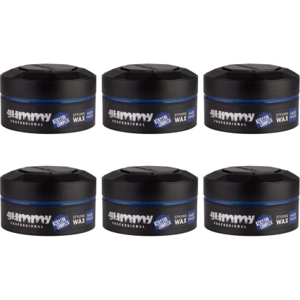 Gummy Keratin Complex Styling Wax Hard Finish – 6 x 150 ml