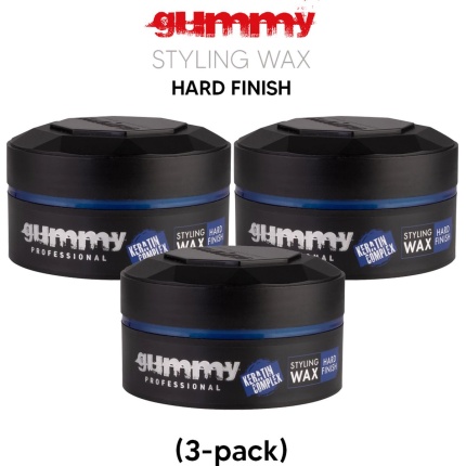 Gummy Styling Wax Hard Finish – 3 x 150 ml