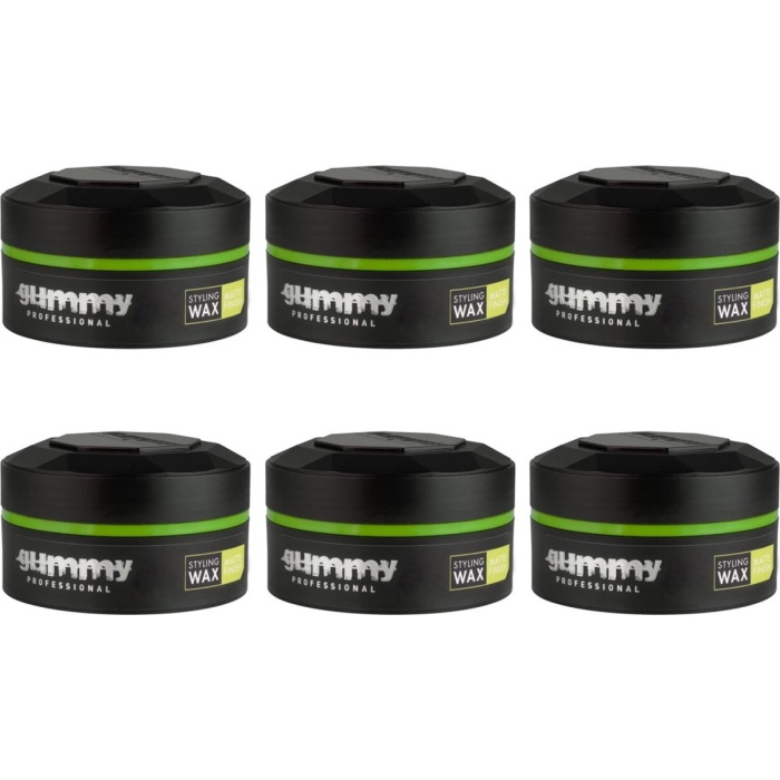Gummy Styling Wax Matte Finish – 6 x 150 ml