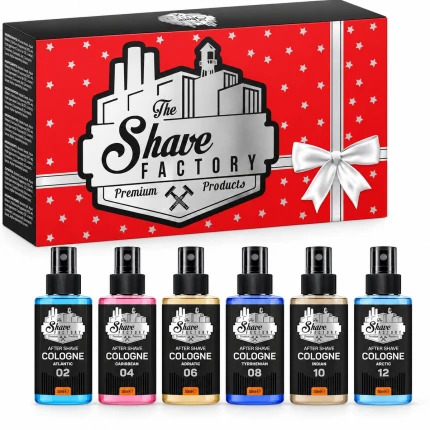 The Shave Factory After Shave Cologne Gift Set 02 – 6 geuren – 6 x 50 ml