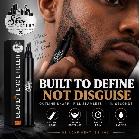 The Shave Factory Beard Pencil Filler – baard contour pen 2