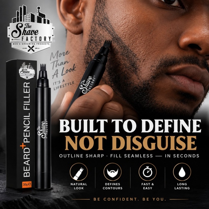The Shave Factory Beard Pencil Filler – baard contour pen 2