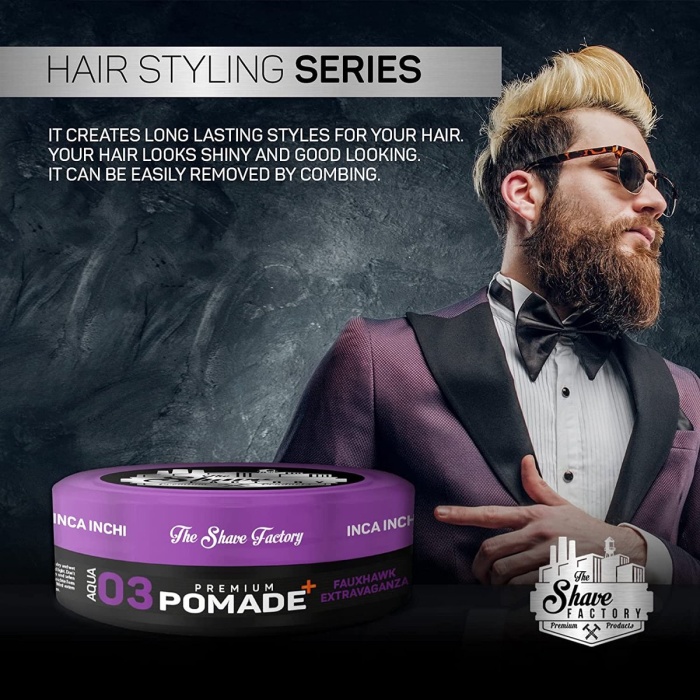 The Shave Factory Fauxhawk Extravaganza Premium Pomade – 150 g 2
