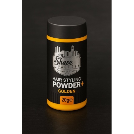 The Shave Factory Hair Styling Powder Golden – 20 g