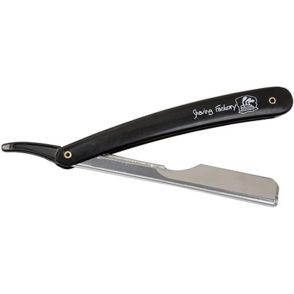 The Shave Factory Straight Razor Black
