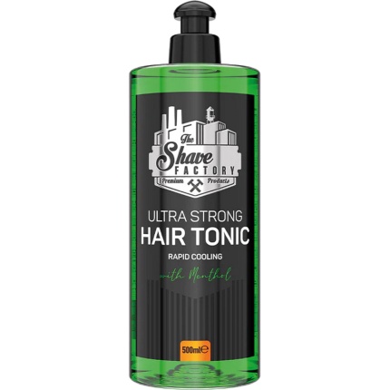 The Shave Factory Ultra Strong Hair Tonic met menthol – 500 ml