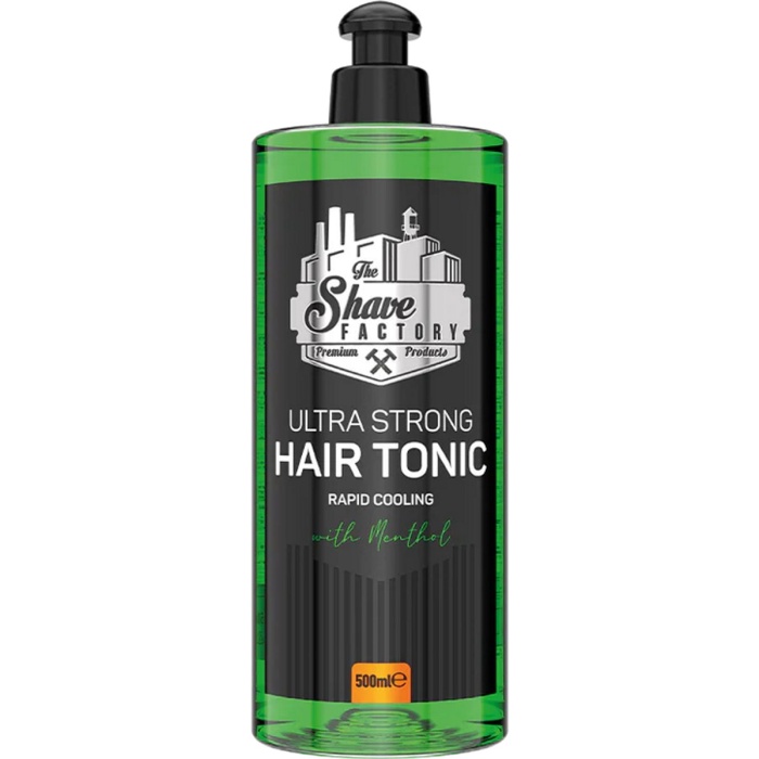 The Shave Factory Ultra Strong Hair Tonic met menthol – 500 ml